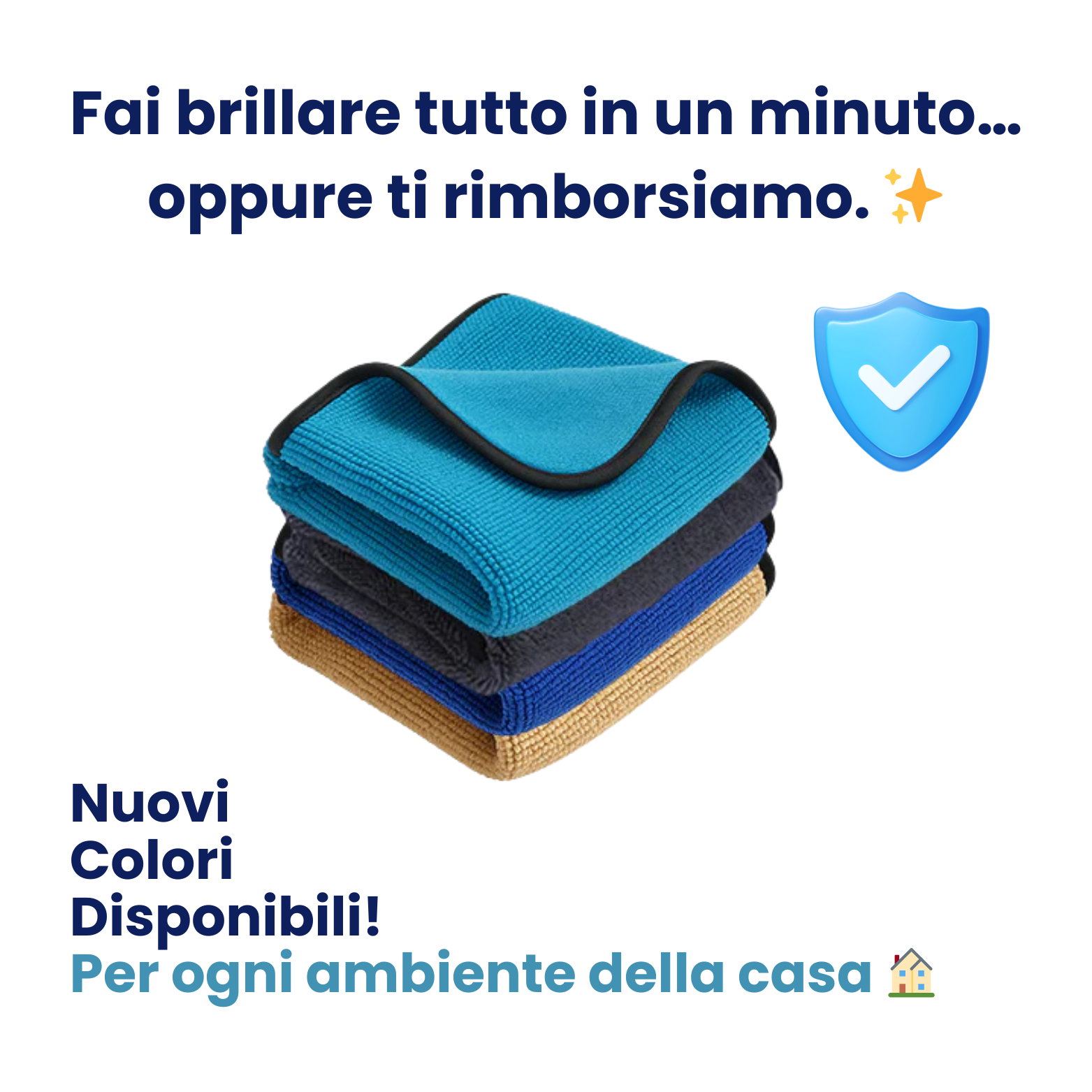 TOTAL CLEAN - Panno in microfibra XXL