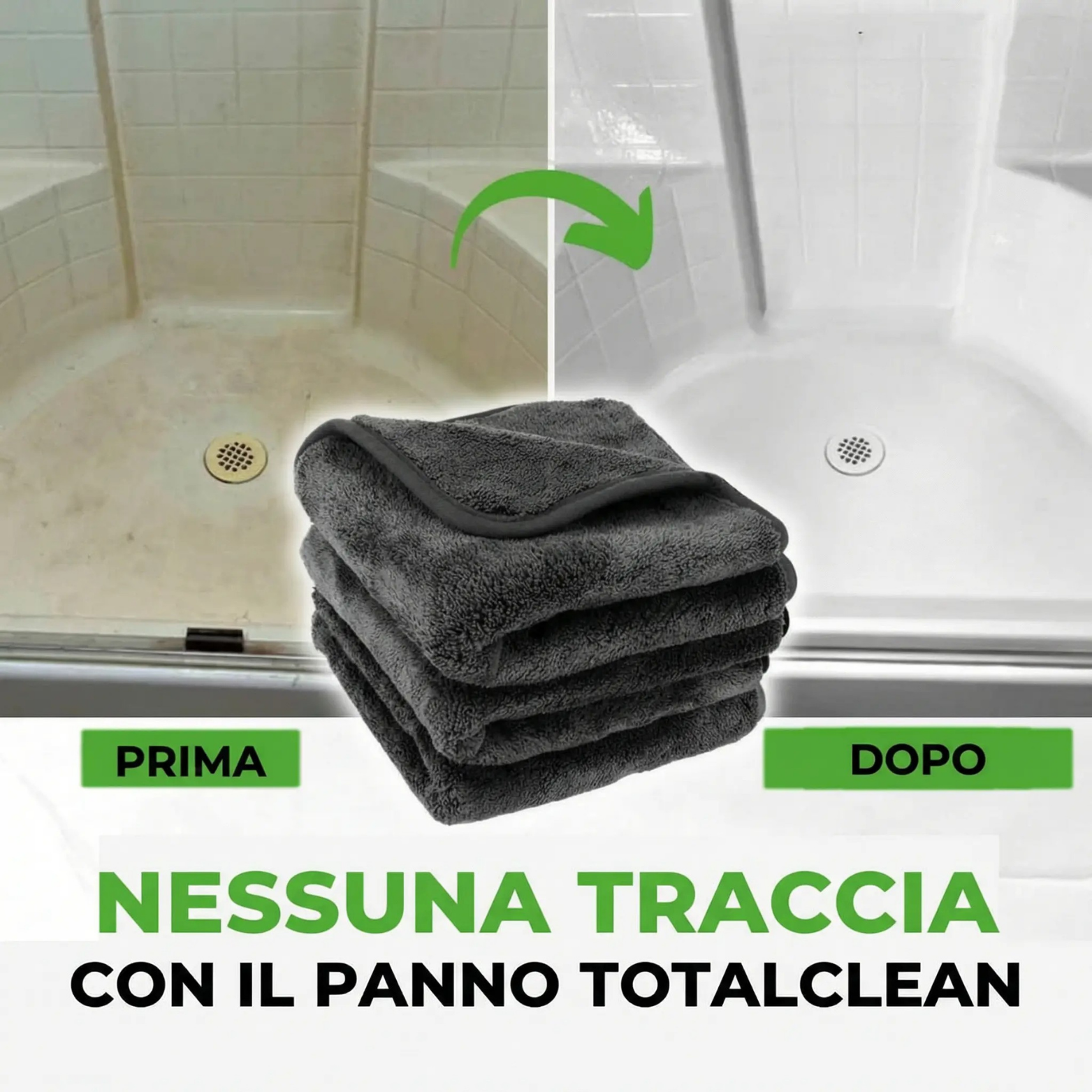 TOTAL CLEAN - Panno in microfibra XXL