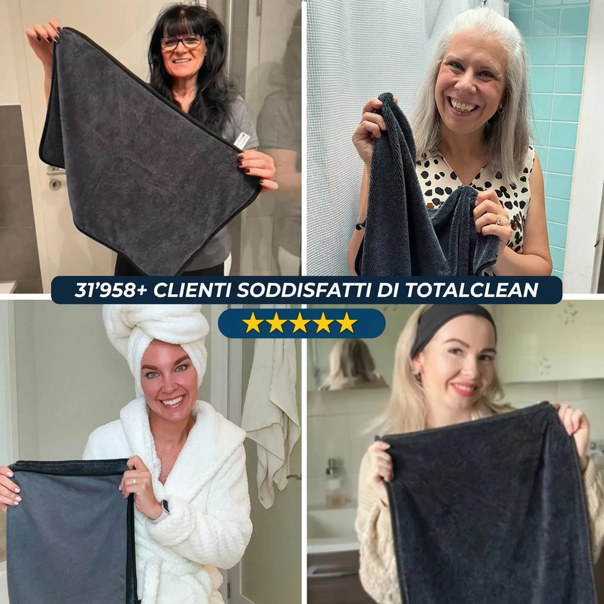 TOTAL CLEAN - Panno in microfibra XXL