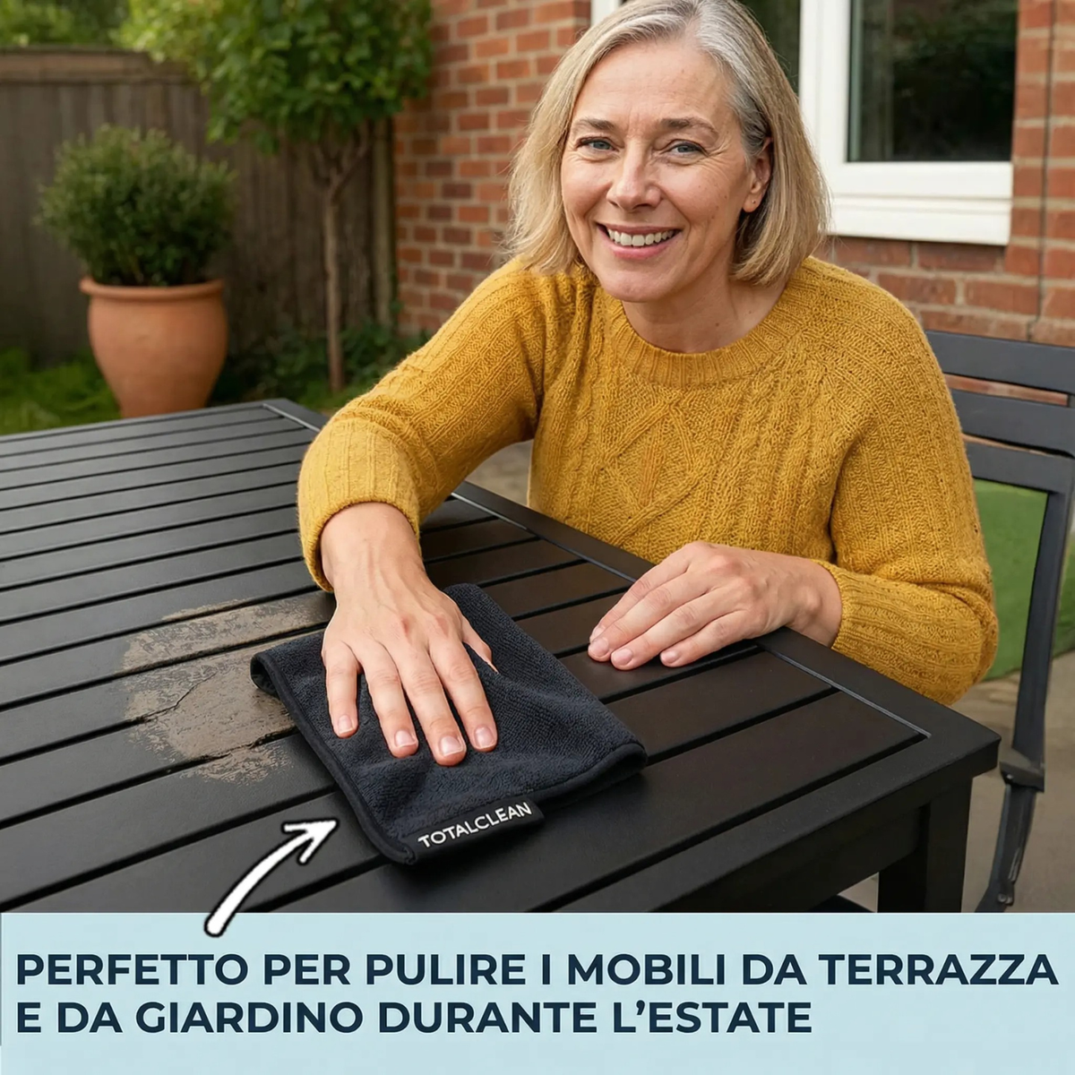 TOTAL CLEAN - Panno in microfibra XXL